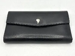 portefeuille lancaster en cuir noir