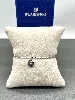 bracelet swarovski argenté réglable avec pendentif