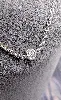 collier en or blanc maille forçat serti d'un petit diamant or 750 millième (18 ct) 2,60g