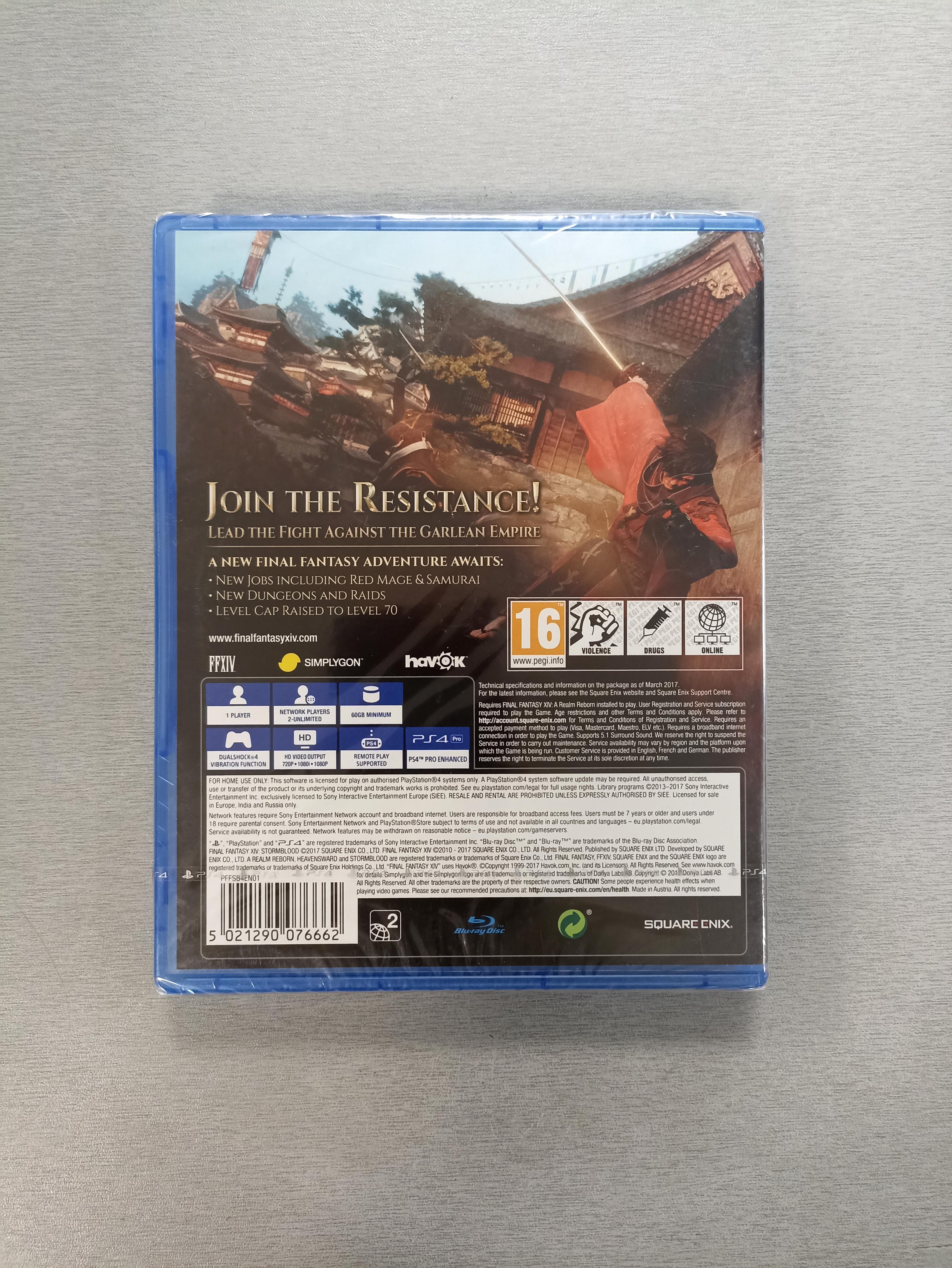 Jeu Ps4 Final Fantasy Xiv - Stormblood