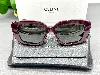 lunettes céline triomphe 04 en acétate dark aubergine et verres marron cl40216u