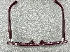 lunettes céline triomphe 04 en acétate dark aubergine et verres marron cl40216u