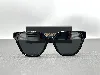 lunettes de soleil versace papillon greca strass4471-b avec verres gris foncé et monture noir