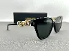 lunettes de soleil versace papillon greca strass4471-b avec verres gris foncé et monture noir