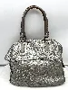 sac longchamp cosmos en cuir gris pailleté