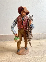 santon provence jouglas homme en argile