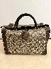 vanity gucci 70' en toile monogram et cuir marron