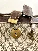 vanity gucci 70' en toile monogram et cuir marron