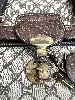 vanity gucci 70' en toile monogram et cuir marron