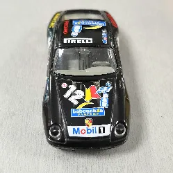 vehicule miniature burago 1/43 porsche 911 carrera - noir