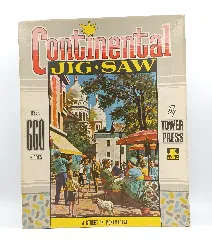 vintage puzzle tower press continental a street in montmartre