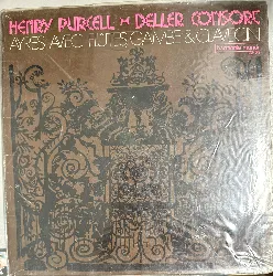 vinyle henry purcell - deller consort – ayres avec flûtes, gambes & clavecin