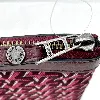 zadig et voltaire pochette zippée toile et cuir