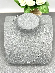 72504050 chaîne maille gourmette argent 925 rhodié l50 cm argent 925 millième (22ct) 2,38g