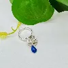 bague argent avec lapis-lazuli argent 800 millième (19 ct) 4,31g