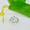 bague argent feuille oxydes de zironium argent 925 millième (22 ct) 2,02g
