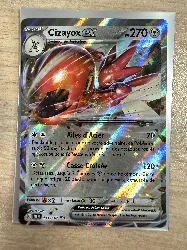 carte pokémon cizayox ex 111/162 fr