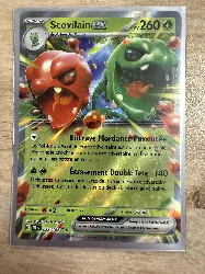 carte pokémon scovilain ex 022/162 fr