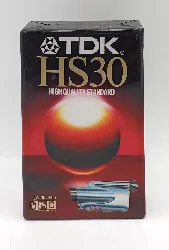 casettes tdk hs30 vhsc