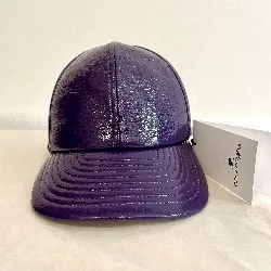 casquette courrèges vinyle en coton violet taille s 56-60