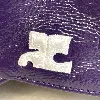 casquette courrèges vinyle en coton violet taille s 56-60