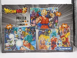 dragon ball super : boite 3 puzzles en 1