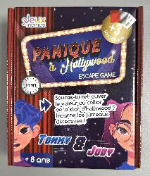 jeu de société escape game enfant panique a hollywood