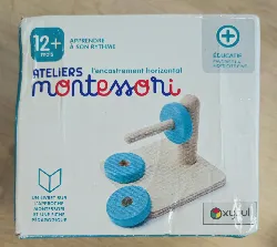 jouet atelier montessori - l'encastrement horizontal - 12mois + oxybul