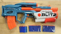 jouet nerf fusil éléctrique nerf elite 2.0, blaster motoblitz