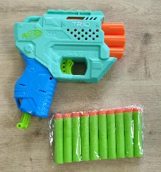 jouet nerf pistolet - nerf elite 2.0, blaster trio sd-3
