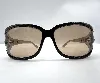 lunettes de soleil gucci gg 2995/s ornées du logo gucci avec des verres marrons clairs
