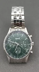 montre cluse anthéor multifunction watch steel green, silver colour