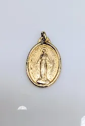 pendentif vierge marie  or 750 millième (18 ct) 2,76g