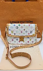sac louis vuitton x murakami sologne fond blanc avec bandoulière