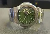 seiko mod nautilus open heart nh38 -verre saphire - verte