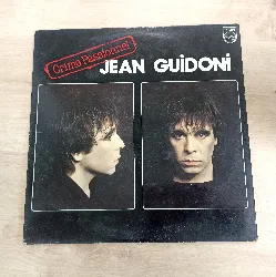 vinyle jean guidoni - crime passionnel (1982)