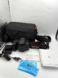 appareil photo reflex canon 77d - 24.2 mps , 3" écran lcd noir