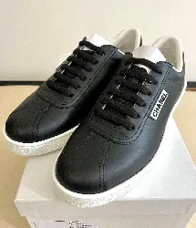 baskets chanel uniform en cuir noir