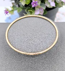 bracelet jonc lisse en or or 750 millième (18 ct) 15,98g