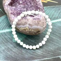 brpi bracelet élastiqué en pierre jade d6mm