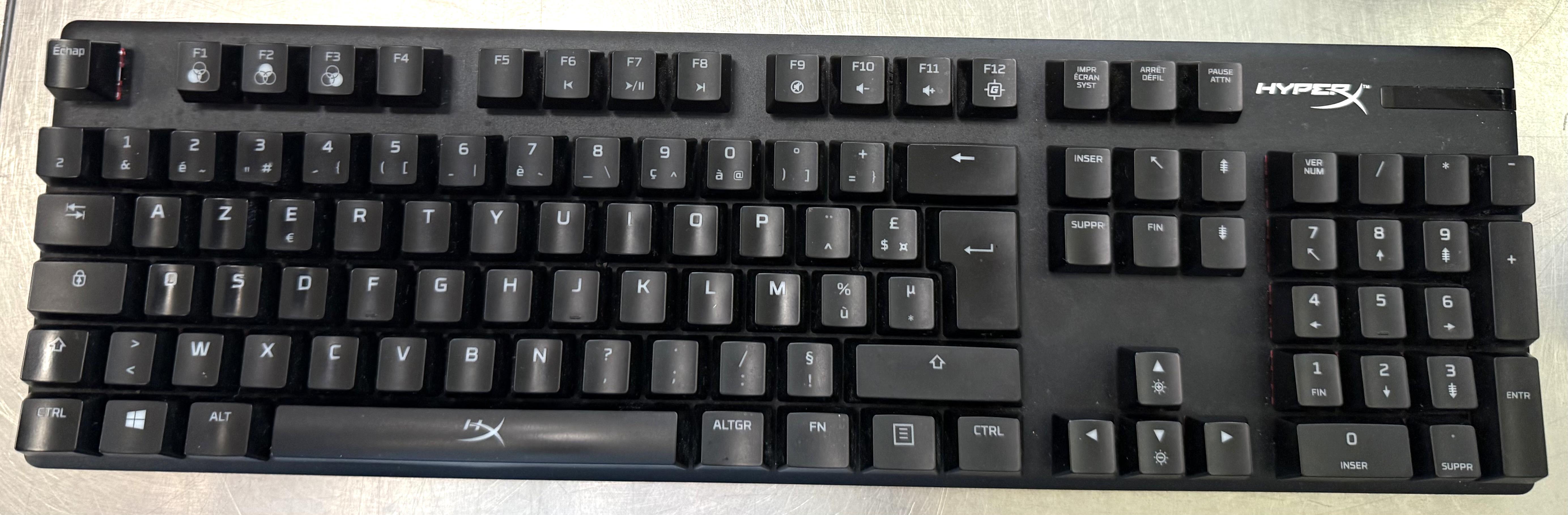 Clavier gamer Hyperx ALLOY ORIGINS MECHANICAL RED