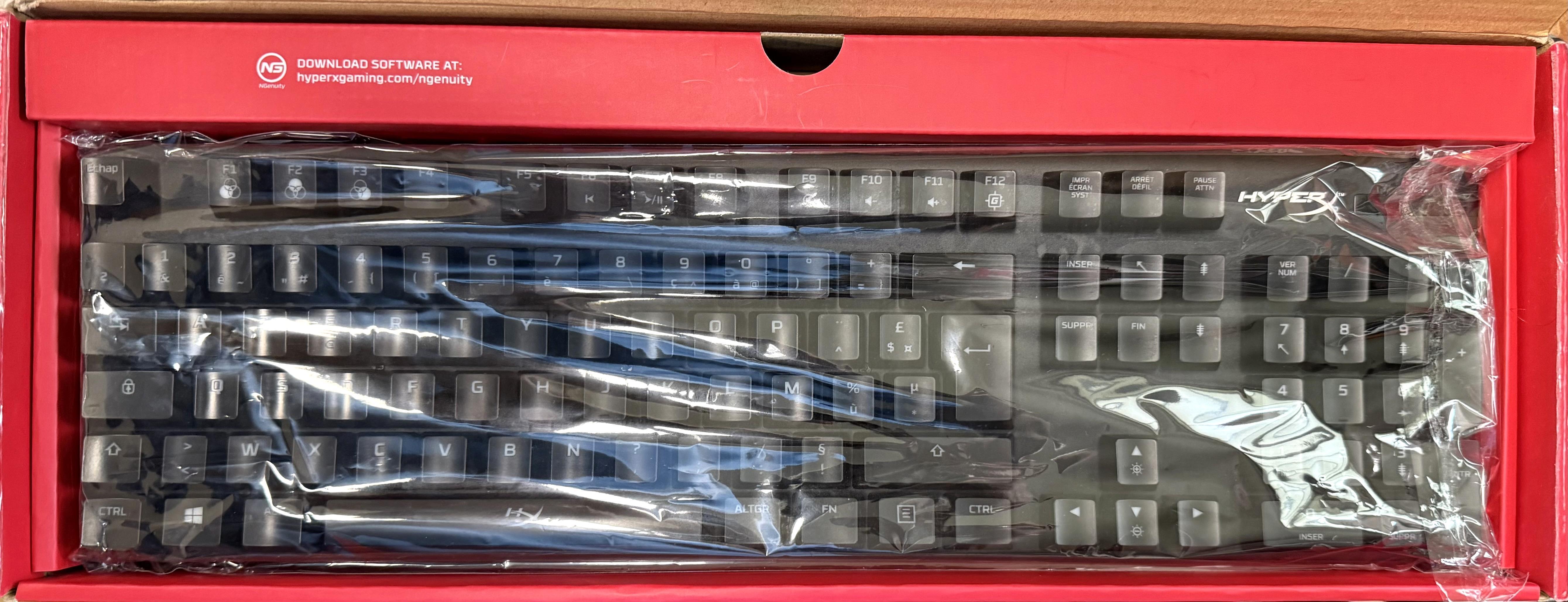 Clavier gamer Hyperx ALLOY ORIGINS MECHANICAL RED