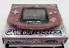 console nintendo game boy advance magma : rouge transparente