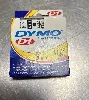 dymo d1 - ruban d'étiquettes auto - adhésives en polyester - noir sur blanc - rouleau (0,6 cm x 7 m) 1 rouleau(x) - pour labelmana