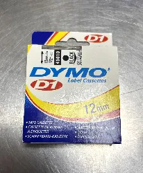 dymo d1 - ruban d'étiquettes auto - adhésives - noir sur transparent - rouleau (1,2 cm x 7 m) 1 rouleau(x) - pour labelmanager 150