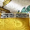 foulard / carré 90 hermès les emblèmes de l'europe en soie couleur jaune et blanche