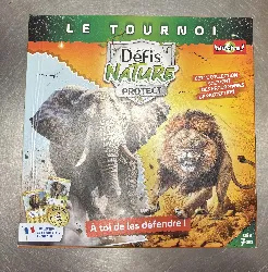 jeu de société défis nature protect- le tournoi - 2 decks entier prêts à jouer - 2 cartes totem - portes cartes - dans une partie 