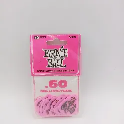 lot de 12 médiators ernie ball  everlast rose