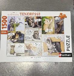 nathan puzzle n 1500 p - bêtises de chat