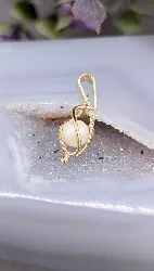 pendentif perle de culture dans une cage en or or 750 millième (18 ct) 1,17g